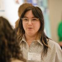 Taylor (right) speaking to Rheyna